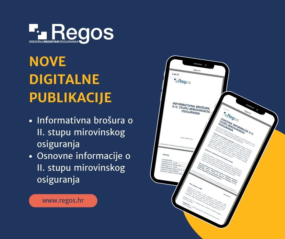 Regos_HR's tweet photo. [WEB PUBLIKACIJE 💻] Na web-stranici REGOS-a 👉 https://t.co/mzmLQZ9Ac7 možete pronaći digitalne publikacije s najvažnijim informacijama o II. stupu mirovinskog osiguranja. 

#regos #drugistup #pricajmoobuducnosti https://t.co/bGHzSDL6uc
