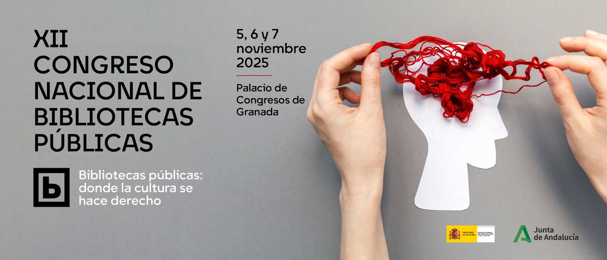 Ya están publicadas las conclusiones del XII Congreso Nacional de #Bibliotecas Públicas (#12CNBP). 📚

Se ofrecen una serie de reflexiones y aprendizajes clave  para afrontar los nuevos retos a los que se enfrentan las bibliotecas públicas. 👇
cultura.gob.es/congresobp/por…