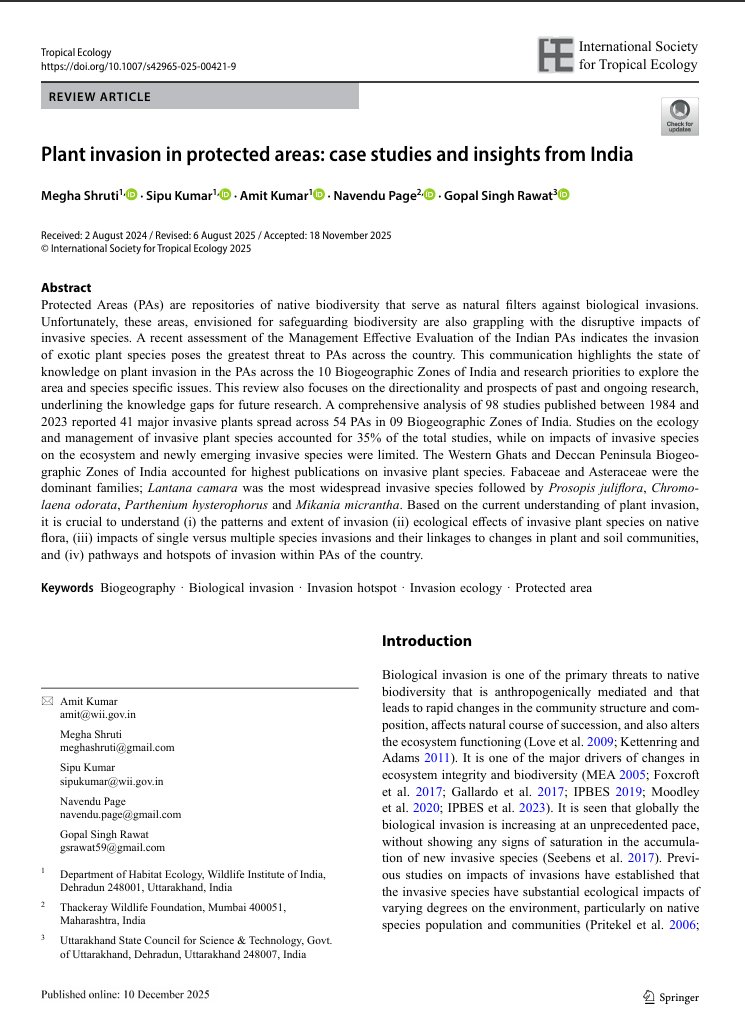 Wildlife Institute of India tweet media