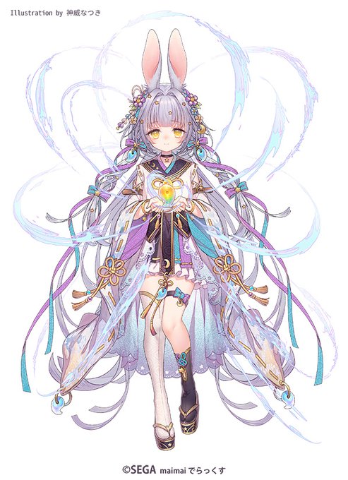 【お知らせ✎】
SEGA様の音楽ゲーム『maimai でらっくす』にて、高天原ちほー2「メノウ」のキャラクターデザインを担当いたしました🐰✨
4年ぶりにまたメノウちゃんを描かせていただけてとても嬉しいです!3曲登場しているのでよろしくお願いいたします🌕✨ #maimai 