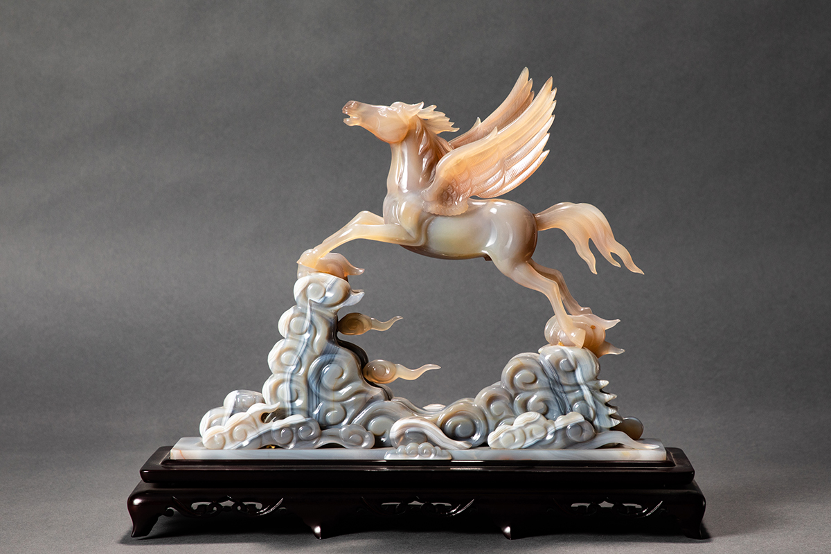 干支コレ 作品紹介】#帝京大学やまなし伝統工芸館《馬（雲上天馬