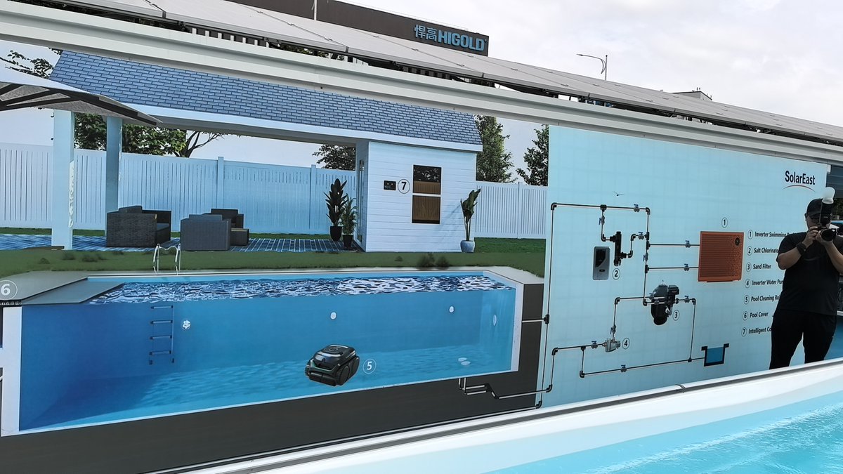 brady_peng's tweet image. An open-air hot tub at the Solareast factory is installed and runs alongside our pool heat pumps, testing real-world performance and long-term reliability.
#poolheater #swimmingpoolheatpump #poolheating #pompeachaleur #R290 #R32 #inverterheatpump #Solareast
