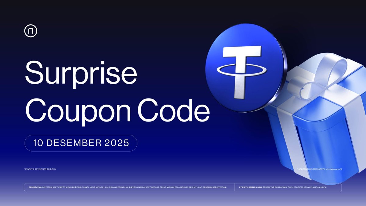 PintuID's tweet image. Halo Teman Pintu!

Sebagai ucapan terima kasih untuk para pengguna setia Pintu, Mintu mau bagi-bagi voucher malam ini untuk kamu yang pernah pakai Widget Pintu selama di bulan November 2025.

Jangan lupa like dan retweet ya, serta mention juga teman kalian sebanyak-banyaknya biar…