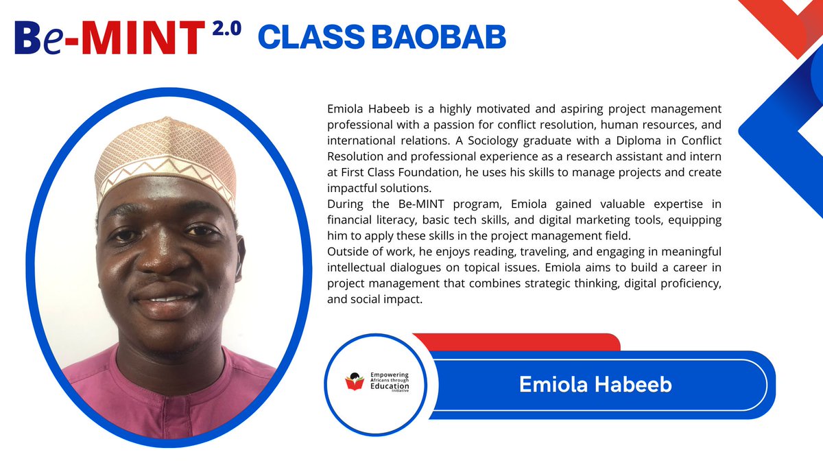 AfricansThrough's tweet image. Watching their growth, confidence, and transformation has been nothing short of inspiring. We are excited for the remarkable impact they are destined to make.
#DigitalSkills #SkillBuilding #CareerGrowth #SoftSkills #InspiringStories