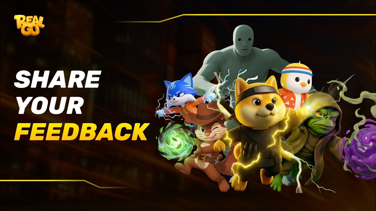 Thank you to the 57,000+ players and 30,000+ community members who have explored the game and participated in our events.

#RealGo is undergoing major feature upgrades and economic improvements, and the team is glad to see the community’s active feedback and will continue to