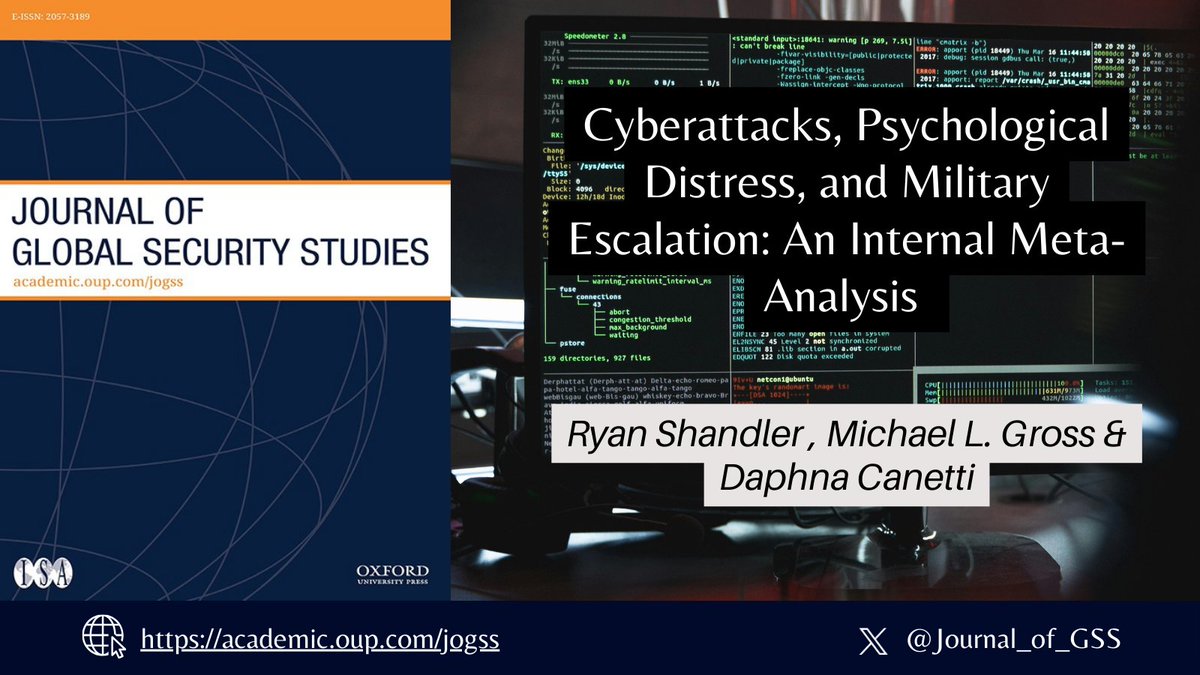 Journal_of_GSS's tweet photo. As the Christmas season draws near, we’re highlighting some of the most-cited articles in #JOGSS.
➡️ Today’s feature:
To what extent can cyberattacks wreak havoc? A human dimension is vital for understanding their real impact.
🔗 https://t.co/zfeFo62mar https://t.co/mn717x02ip