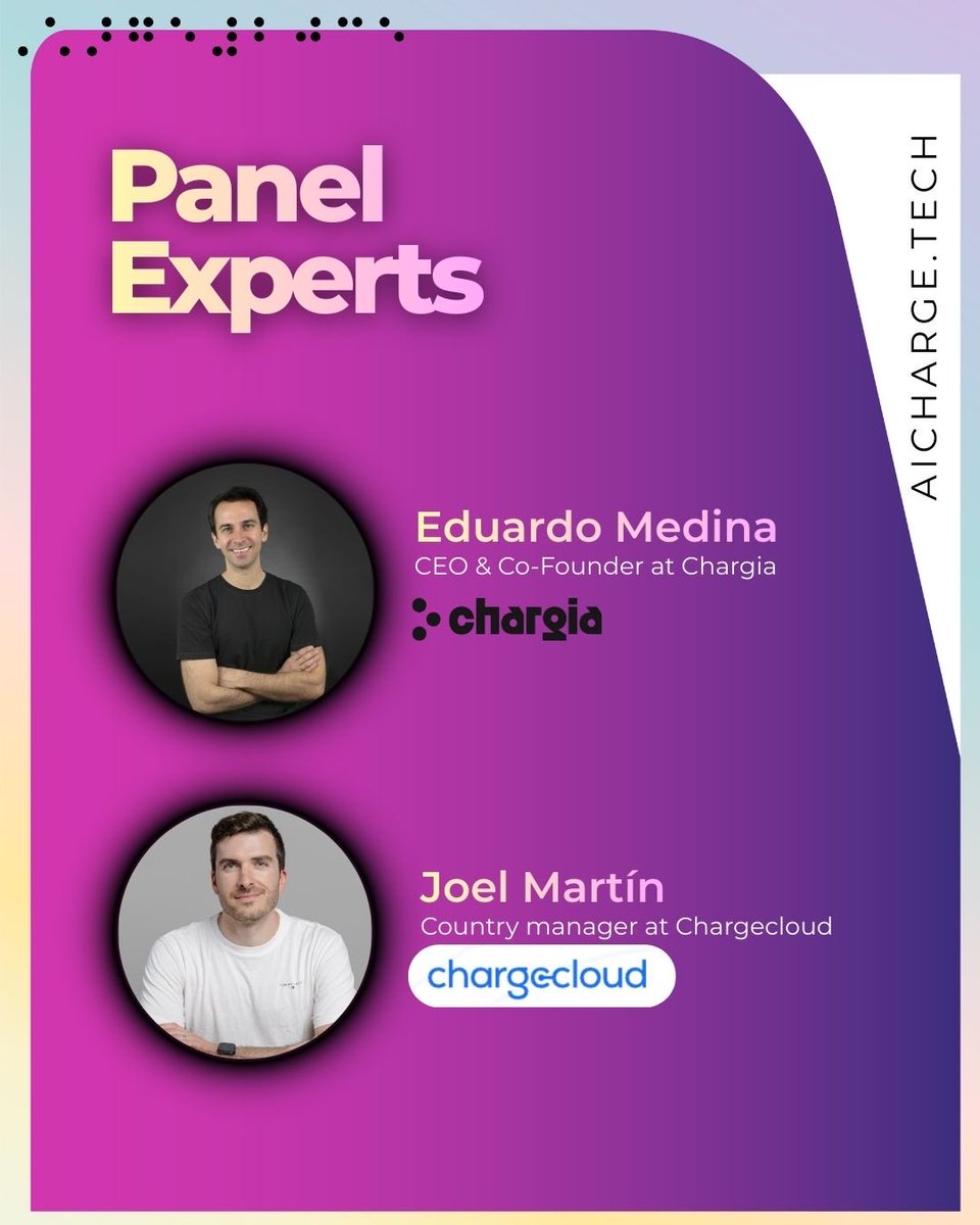 aicharge2035's tweet photo. Panel 1 is here: User Vision &amp; Reality. Shaping the next decade of #AI, #mobility, #energy &amp; #userexperience.
AICHARGE2035, powered by @hellochargia. #AICharge2035

See you December 18 th 🚀 https://t.co/yHSa3NeQMp