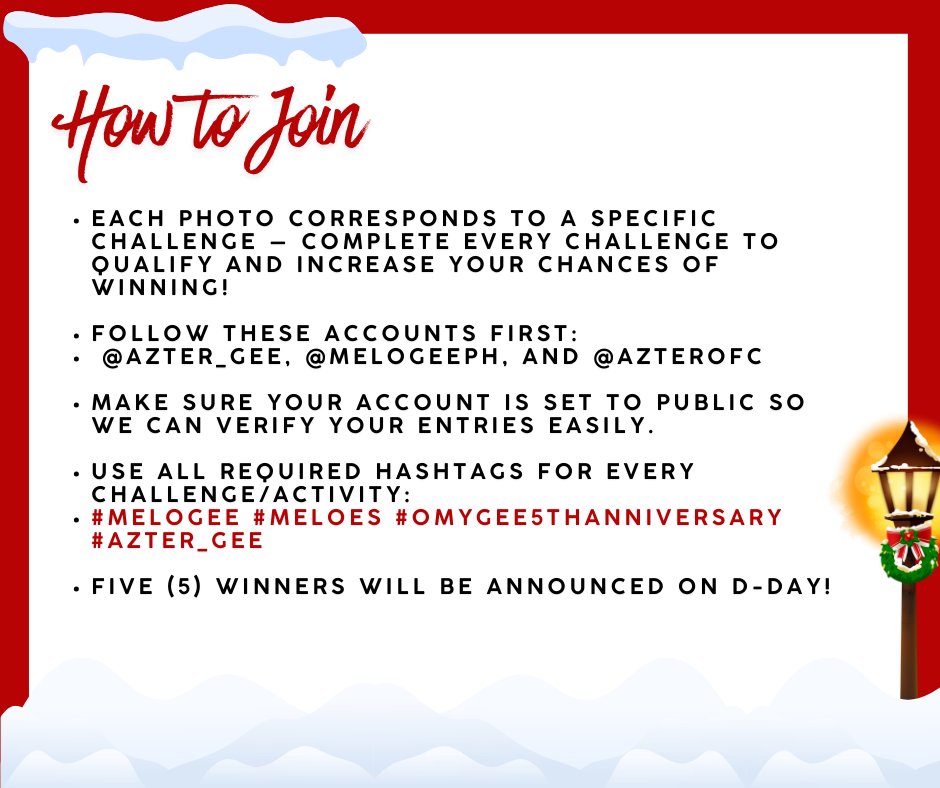 MeloesPH's tweet photo. In celebration of MeloGee’s Anniversary, we’ve prepared exciting activities for you to enjoy while we get ready for our special main evnt! Join the fun, tke on the challenges, and get a chnce to win exciting prizes along the way. Let’s make this celebration unfrgettble tgether! https://t.co/kBmNB3tgBg