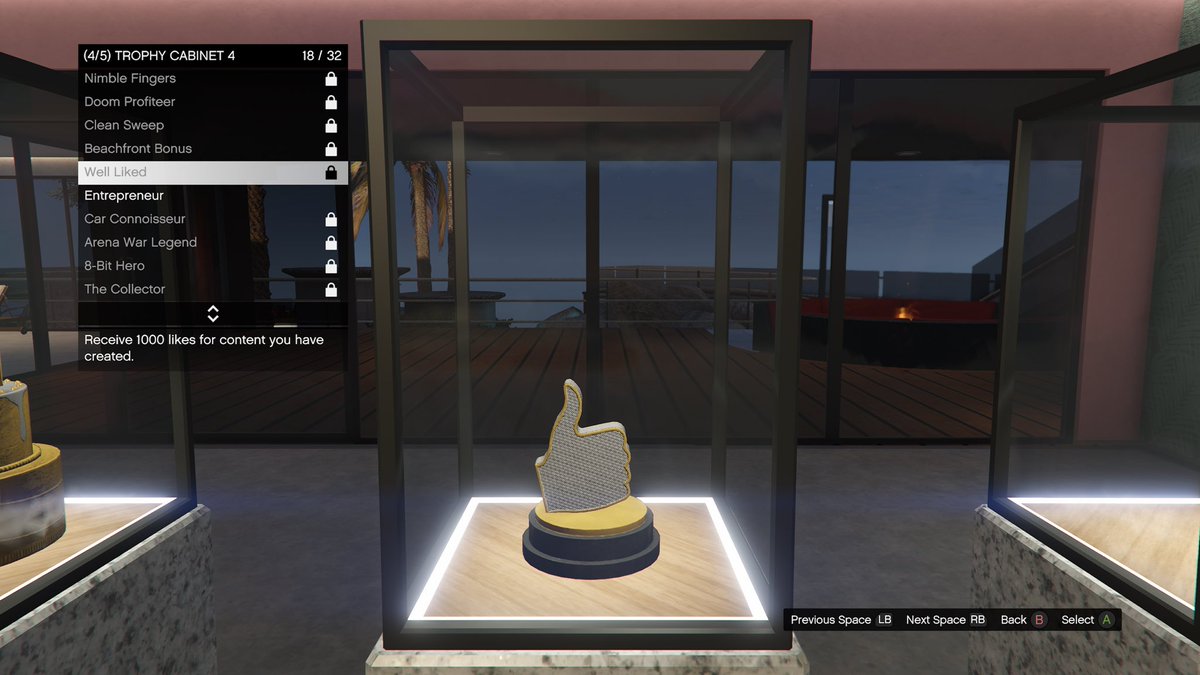 Multiple trophy options!