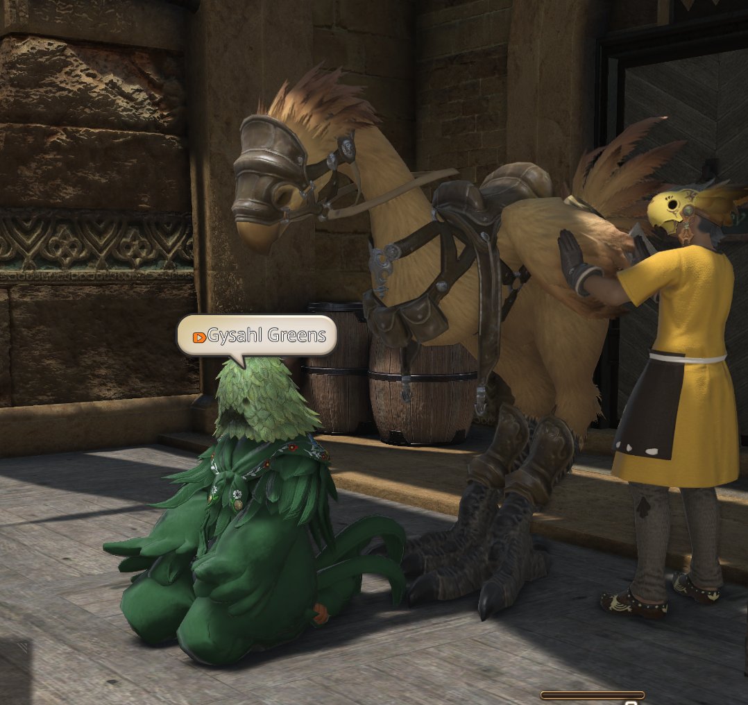 goobbuegaga's tweet image. you guys wont believe the RP i just found in balmung at the chocobo stables