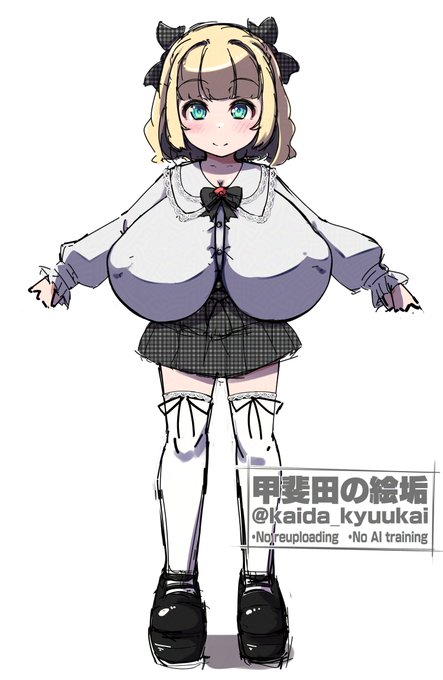 ムラムラしたのでいっぱいえちちできるOCちゃん描いた。わるい子フォームの時の趣味は『近所のおぢさんの子種搾り』 