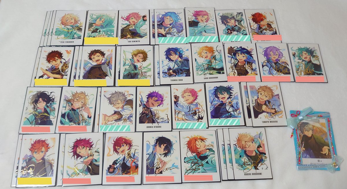 あんスタ 9周年 ぱしゃっつ 交換・譲渡 譲:零 薫 晃牙 アドニス 一彩