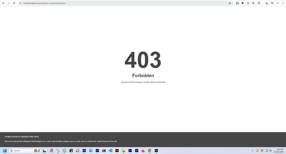 🛡️ How to Hide the WordPress Uploads Folder When It’s Publicly Accessible medium.com/@securitytalen…