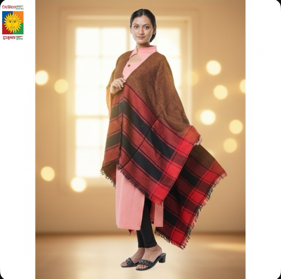 🧣 Hand-Woven Pounchoo: Warmth Meets Himachali Craftsmanship✨🧵

Experience superior warmth and unique style with this all-natural, hand-woven pounchoo.🌼
🛒Shop now: bit.ly/4iMdpc9
#SupportArtisans #Vocal4Local #BuyTribal  <a href="/tribesindia/">TRIBES INDIA</a>