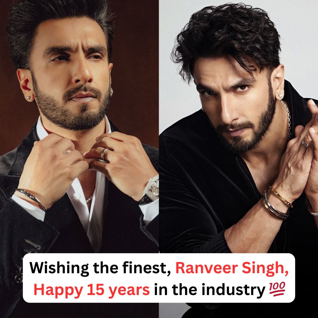 sidkannan's tweet photo. Some actors play roles, Ranveer Singh becomes them!

Every film, every frame, he disappears so his characters can live louder. 
As #Dhurandhar wins hearts, audiences are actually saluting 15 years of pure craft and courage.

@RanveerOfficial

#15YearsOfRanveerSingh #RanveerSingh https://t.co/p2m3QXhxJY