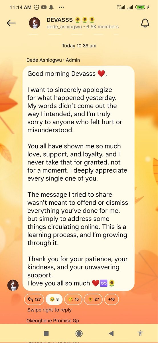 FreebiesloadedM's tweet image. Dede seen apologizing to her fans after her video yesterday?

What do you think?