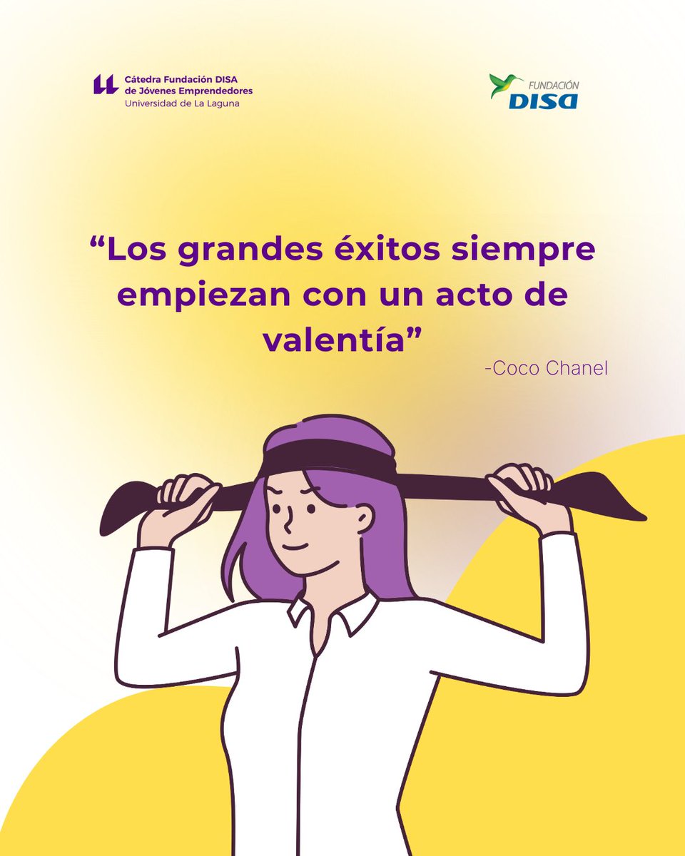 A veces, lo único que separa una idea de un gran proyecto es ese primer paso que da vértigo… pero que lo cambia todo 💛✨

Como decía Coco Chanel: “Los grandes éxitos siempre empiezan con un acto de valentía.”

Atrévete a empezar 🚀