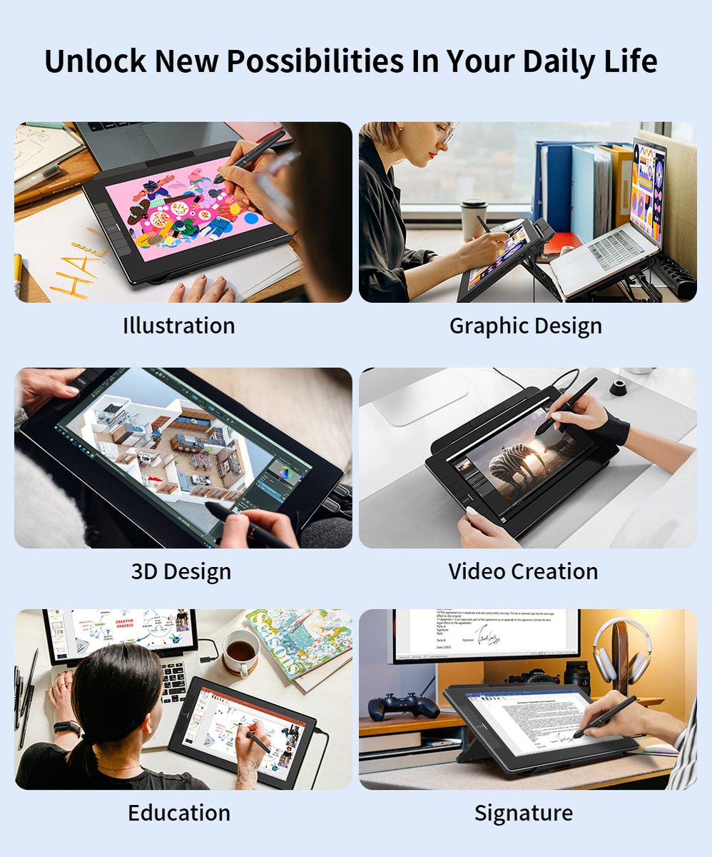 VK1200V3 is a creative display for beginners🎨
Draw, design, or annotate directly on screen for precise results in digital art, marketing visuals, and remote collaboration
💡 How do you use your digital display at work? 
#veikk #vk1200v3 #digitalart