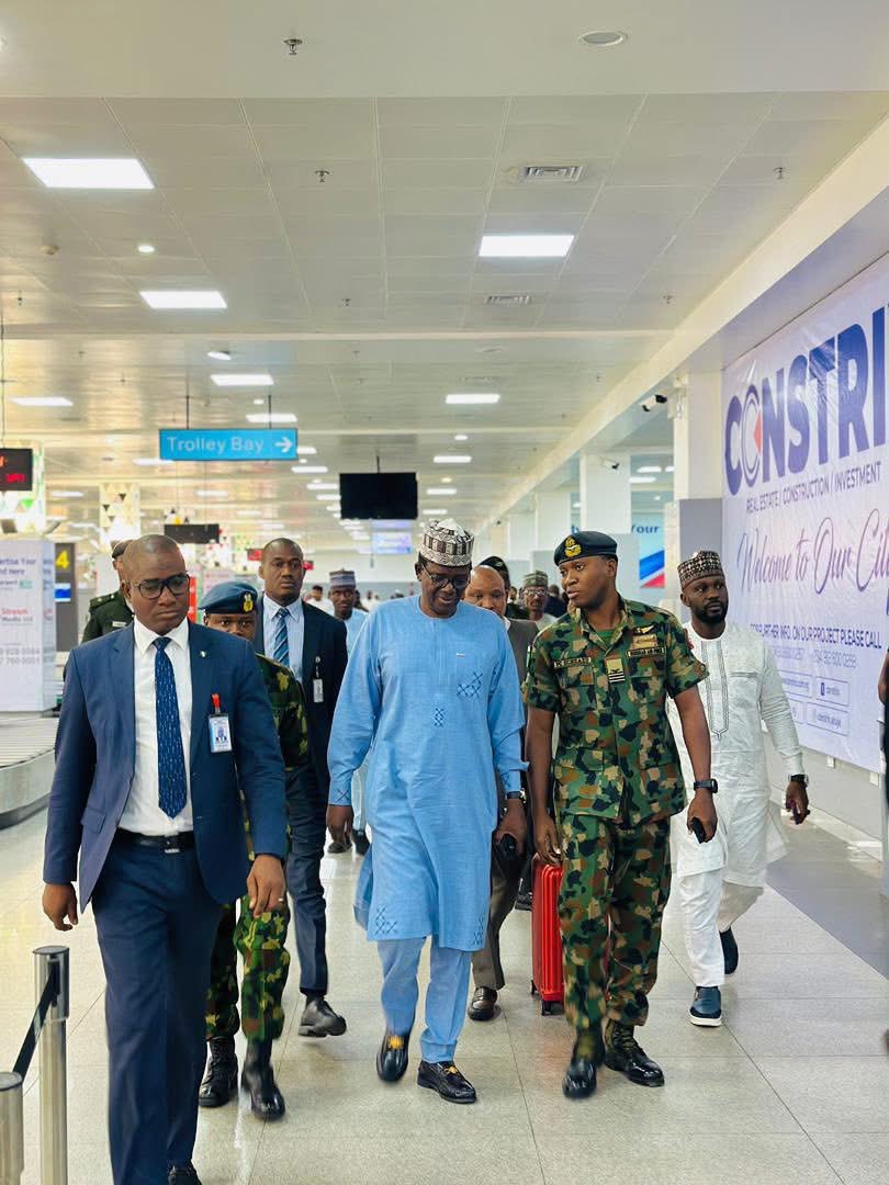 nuramaru1's tweet photo. Today, the Hon. Minister of State for Defence (Dr.) @Bellomatawalle1, MON, has returned to Abuja following his participation at EDEX 2025 in Cairo and his key role in advancing Nigeria–Saudi Arabia military and security cooperation. https://t.co/YPeFjU4ApM
