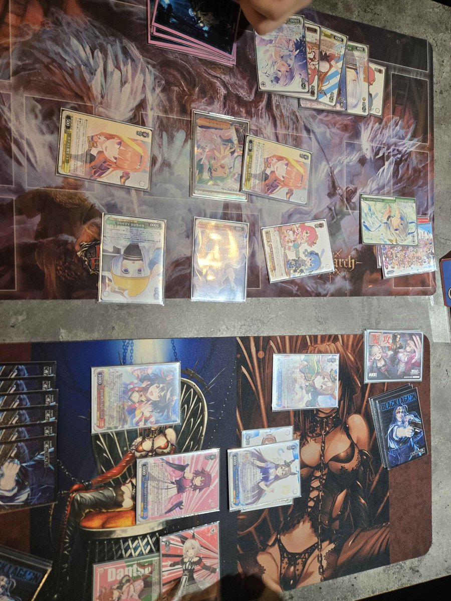 本日のヴァイスシュヴァルツ公認大会は6名様で開催！ 異なるタイトルが