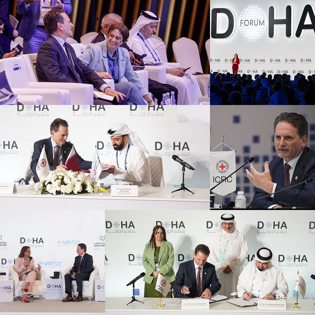 Wrapped up meaningful days at the <a href="/DohaForum/">Doha Forum</a>-- conversations on mediation, protection of civilians &amp; the role of neutral humanitarian action. Grateful for rich exchanges with partners &amp; diplomats as the <a href="/ICRC/">ICRC</a> continues to advocate for dialogue, access &amp; respect for IHL.