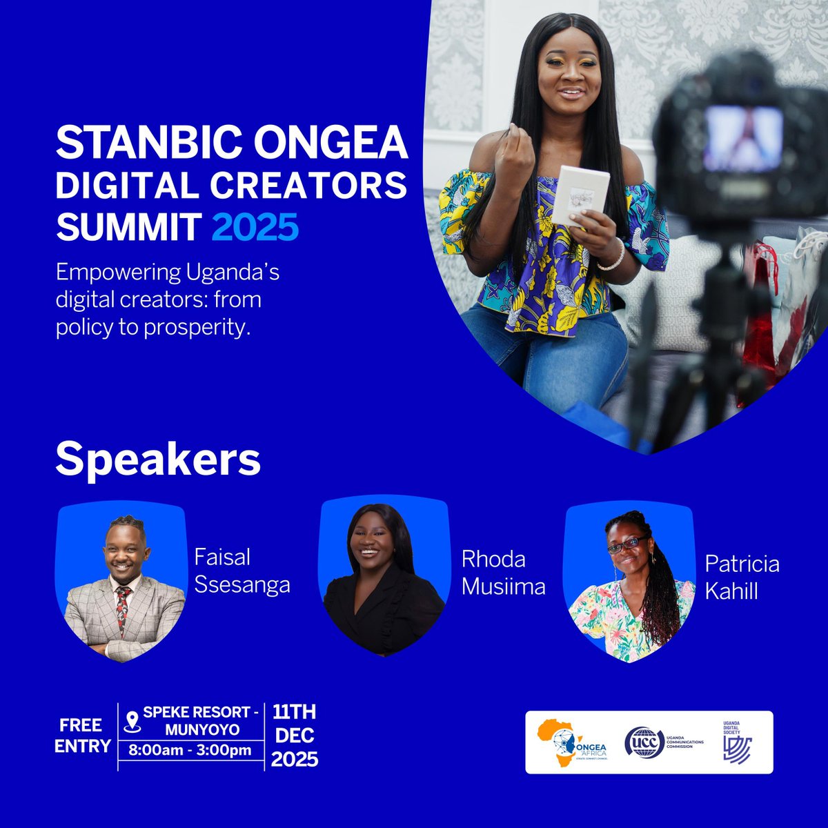 Some familiar faces? Yes!!

The #StanbicOngeaDigitalSummit25 is now taking its finally shape as the Speakers are now in and these are the very top of best content creators and strategists the country has. Their ideas will surely be of great value to those in attendance. 

See you