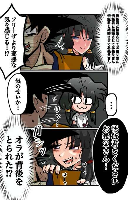 悟空さの許可がほしい湿度高いビーデルさんの絵 
