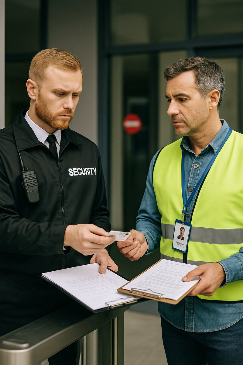 DynamicReact's tweet image. Contractors and vendors become part of your risk picture the moment they enter the site. Strong ID checks, briefings, access limits, and supervision keep operations secure. Good screening is smart security.
#screening #securitytips #dynamicreactions