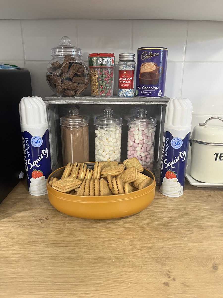 Here is the new Norfolk Road hot chocolate station for our staff to enjoy on their breaks 🍫☕️😋