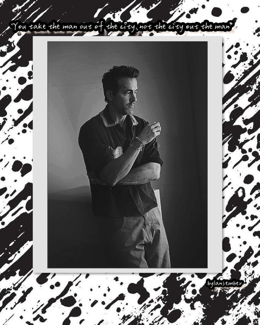 Emberburning's tweet image. “You take the man out of the city, not the city out the man”

Song: End of Beginning by Djo
I really felt like this lyric fit @VancityReynolds perfectly