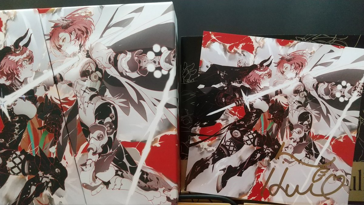 ルイ姉の直筆サイン付きCD届いた🎵( *´艸｀) ジャケまじでくっそカッケェ✨