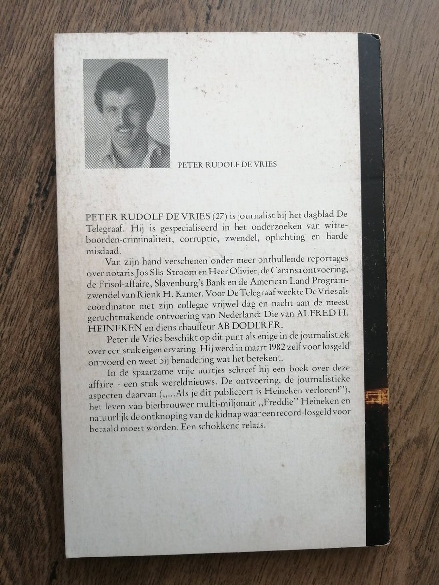 IRT_DELTA's tweet photo. Uit de #Telegraaf van 10 december 1983 Ontvoering #Heineken nu te boek Terwijl het onderzoek nog in volle gang is ligt in de boekhandel al een boek onder de titel De zaak Heineken geschreven door #PeterRdeVries #CorVanHout #Holleeder #JanBoellaard #FransMeijer https://t.co/IfivRA5pl4