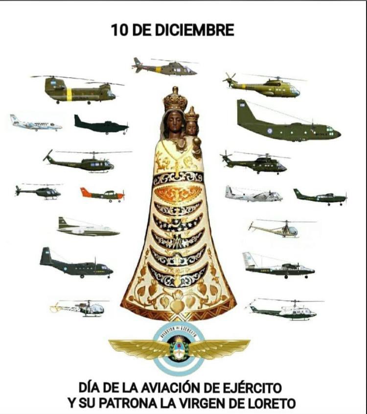 Feliz día Camaradas de la Gloriosa Aviación de Ejército, la que en Malvinas demostró coraje; Acortó caminos intransitables, llevó a cabo actos heróicos, entre ellos  el salvataje de un piloto de la Aviación Naval, arriesgando la vida poniendo un patín dentro del mar .