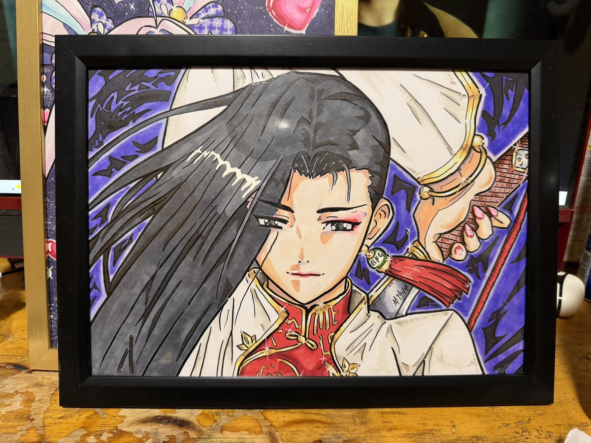 お絵描き。スーパー久しぶりにポスト。なんとか生きてます