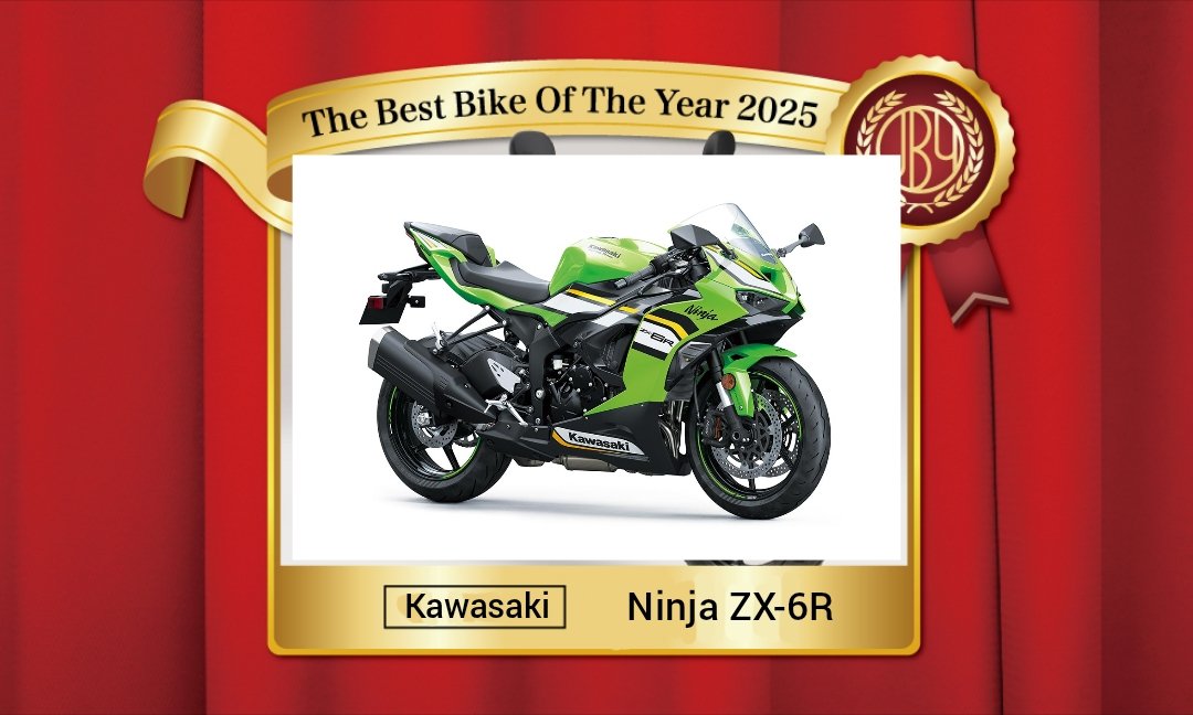 ZX-6Rが第8回日本バイクオブイヤー2025大賞を受賞しました