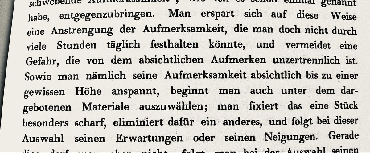 Das Patentrezept des Dr. Freud lautet: "gleichschwebende Aufmerksamkeit"