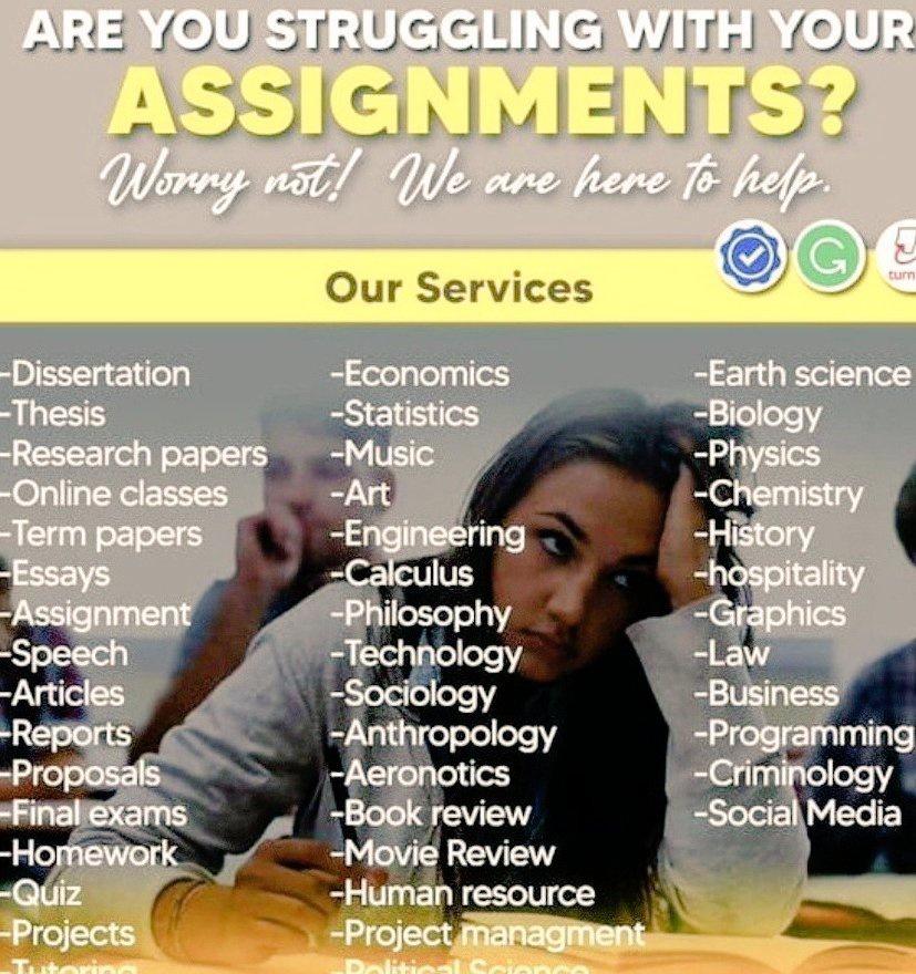 Legit_writers_1's tweet image. Reach us for excellent assignment services.
Guaranteed  A grade 
●essaydue
●mathematics
●physics 
●anatomy
●accounting....
●algebra
●literature
●history.. 
●maths
●homework
●geometry
●statistics
●Paywrite
●Assignmentsdue
●onlineclasses