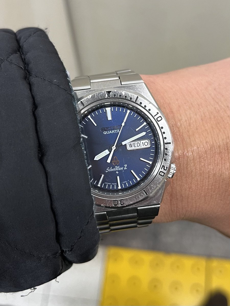 SEIKO #SilverWaveZ #VintageSEIKO 今日はシルバーウェーブZ！ 傷
