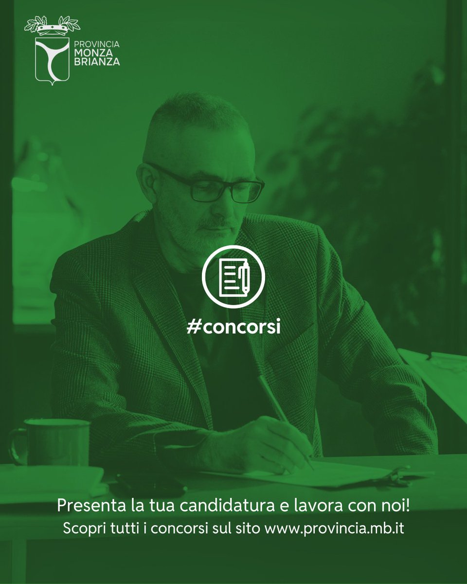 💼 Stai cercando lavoro? Scopri le figure ricercate a Monza e in Brianza attraverso i concorsi della <a href="/ProvinciaMB/">Provincia di Monza e della Brianza</a>:

📌 Istruttore tecnico – 6 posti
📌 Funzionario Informatico-Statistico – 7 posti
⏳ 7 gennaio

🔗 Scopri i requisiti e come partecipare 👉  bit.ly/MBlavoraconnoi