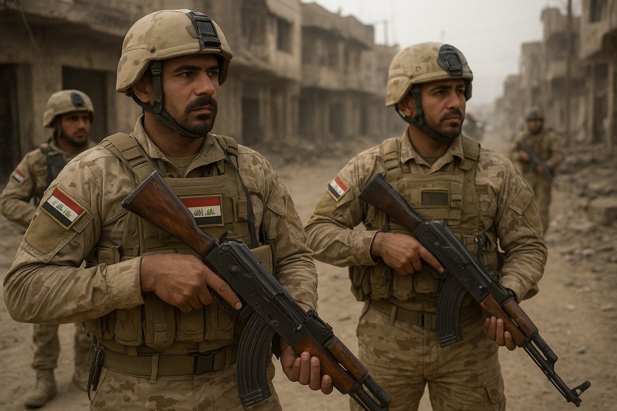 يسجّل التاريخ اليوم نصراً جديداً للعراق في حربه ضد داعش. المجد للأبطال، والرحمة للشهداء، والنصر للوطن 🇮🇶."