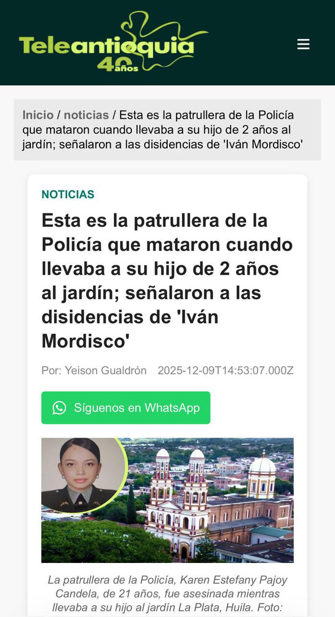 Quienes cometieron este crimen atroz, un asesinato por la espalda de una mujer policía en frente de su hijito, merecen considerarse ratas.
En estos casos la pena de muerte es algo que deberíamos tener legalmente y discutir como sociedad. No más ventajas ni justificaciones a