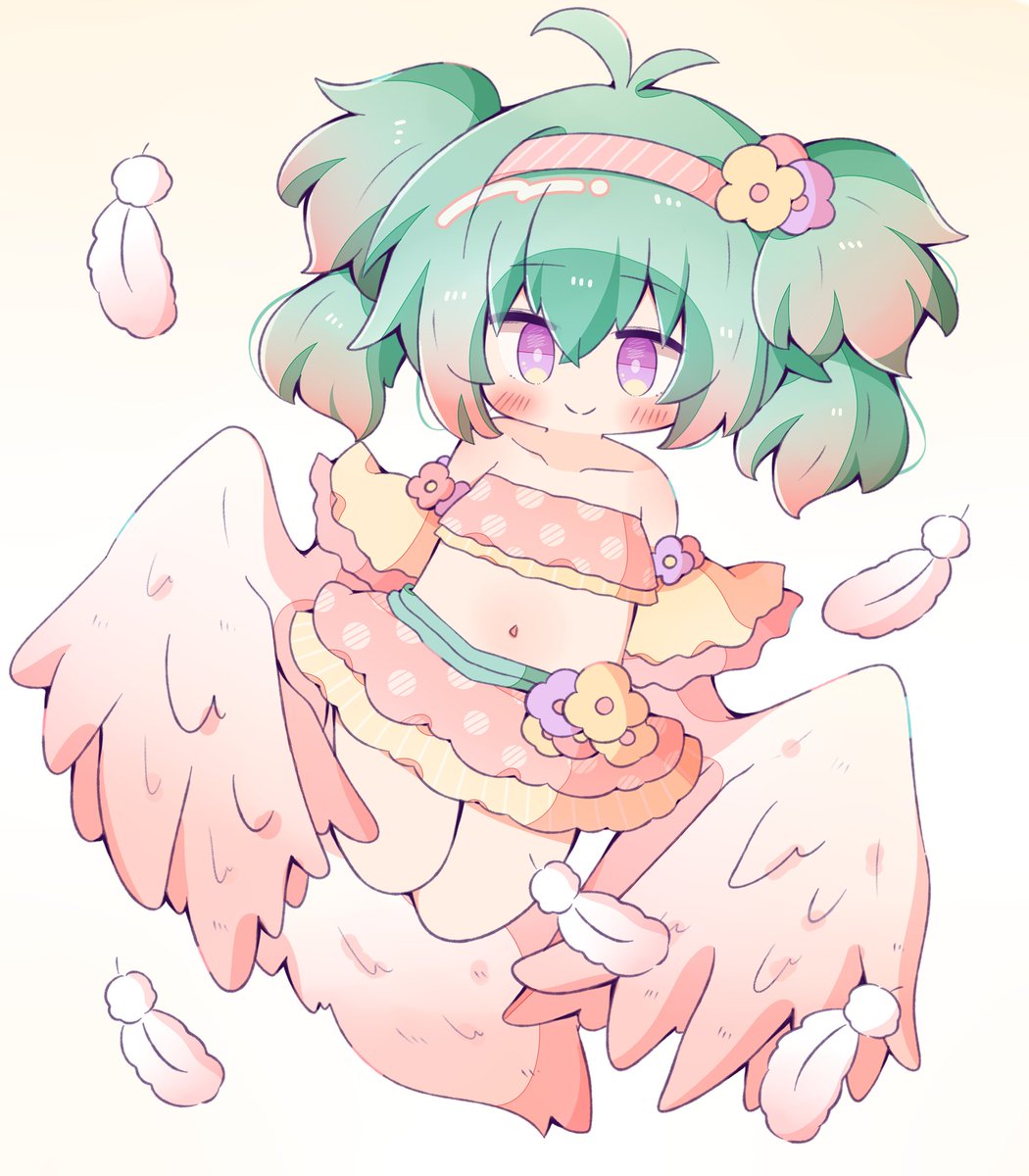 ハーピーちゃん🩷
#illustration