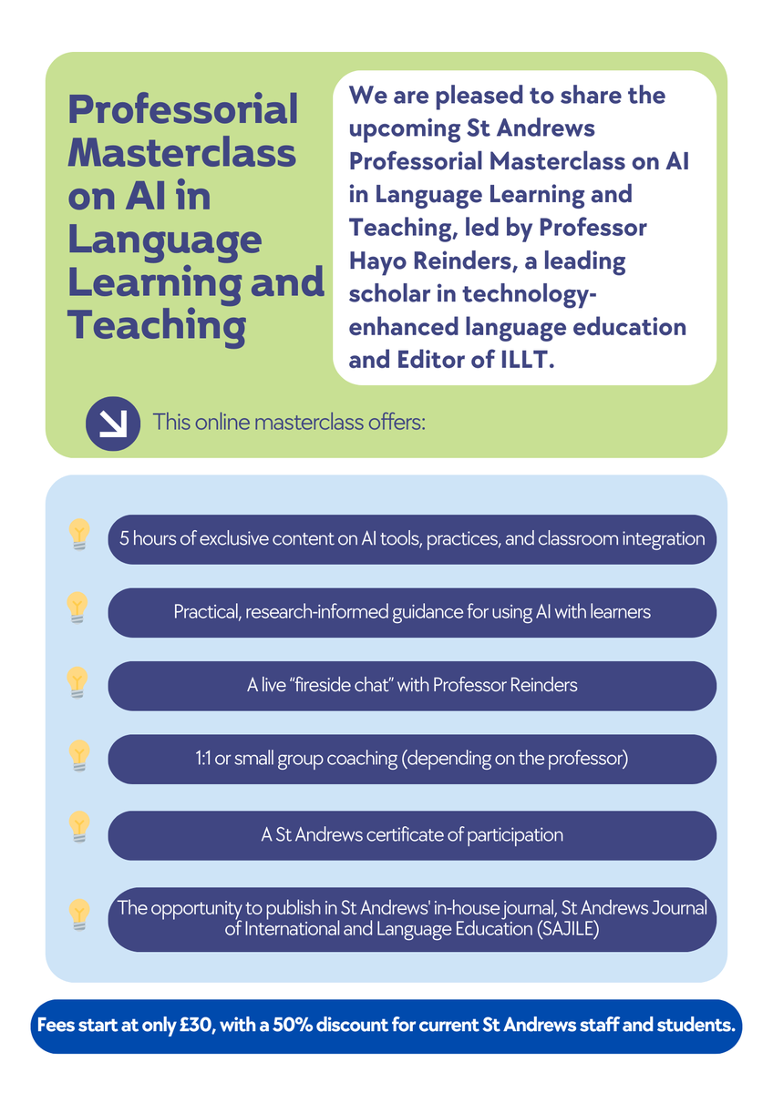 Innovation in Language Learning and Teaching tweet media
