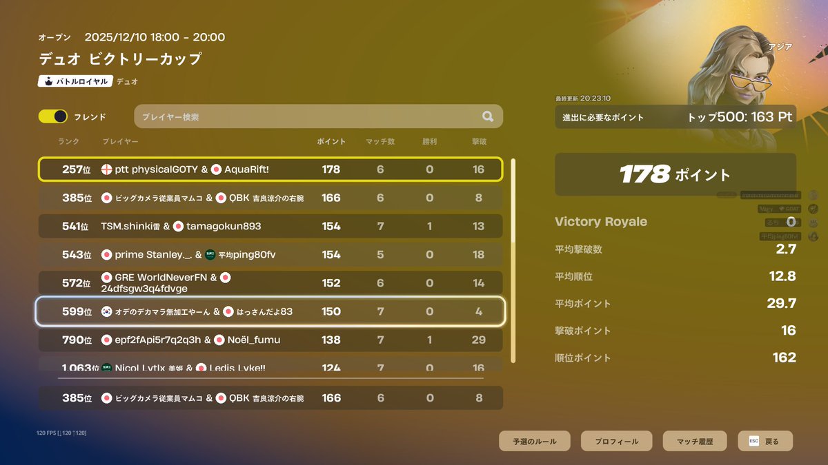 Migiude_FN's tweet photo. 突破 #Fortnite  #フォートナイト  #フォロバ #フォロバ100 https://t.co/8ffhcz2TSi