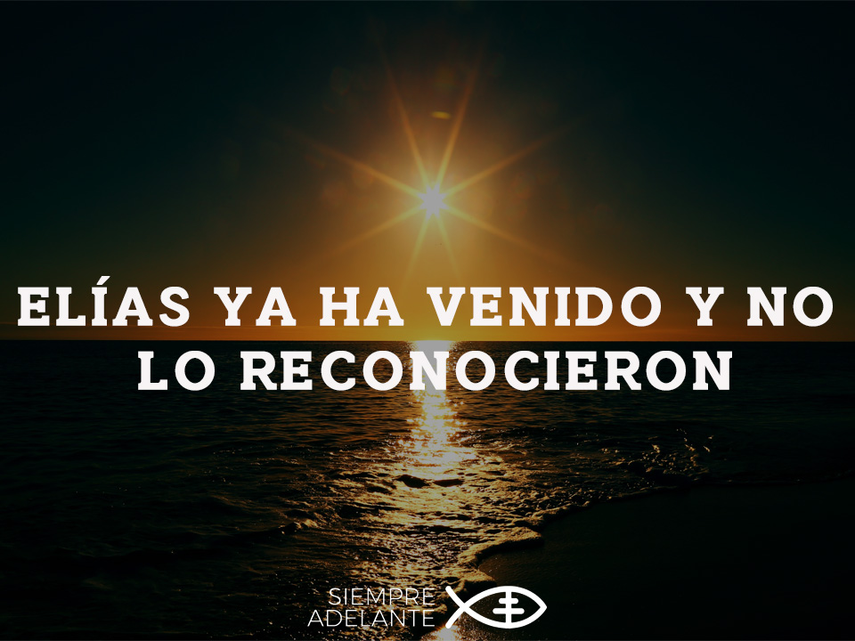 #EvangelioDelDía| Mt 17, 10-13. “Elías ya ha venido y no lo reconocieron”. 
archisevillasiempreadelante.org/palabraviva-13…

#PalabraViva #SiempreAdelante
