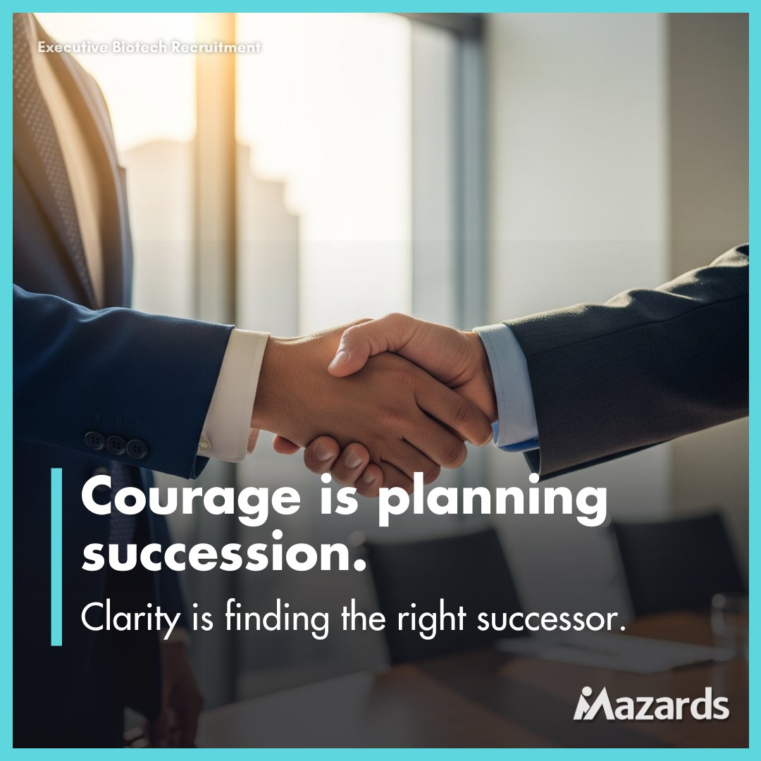 Owning succession is one thing. Finding the right person  is another.

If you’re ready to match courage with certainty, Mazards can help.

Learn more: 🔗 pst.bz/SPW3XFO 

#BiotechLeadership #ExecutiveSearch #BoardLeadership #LeadershipMatters #WomenInBiotech