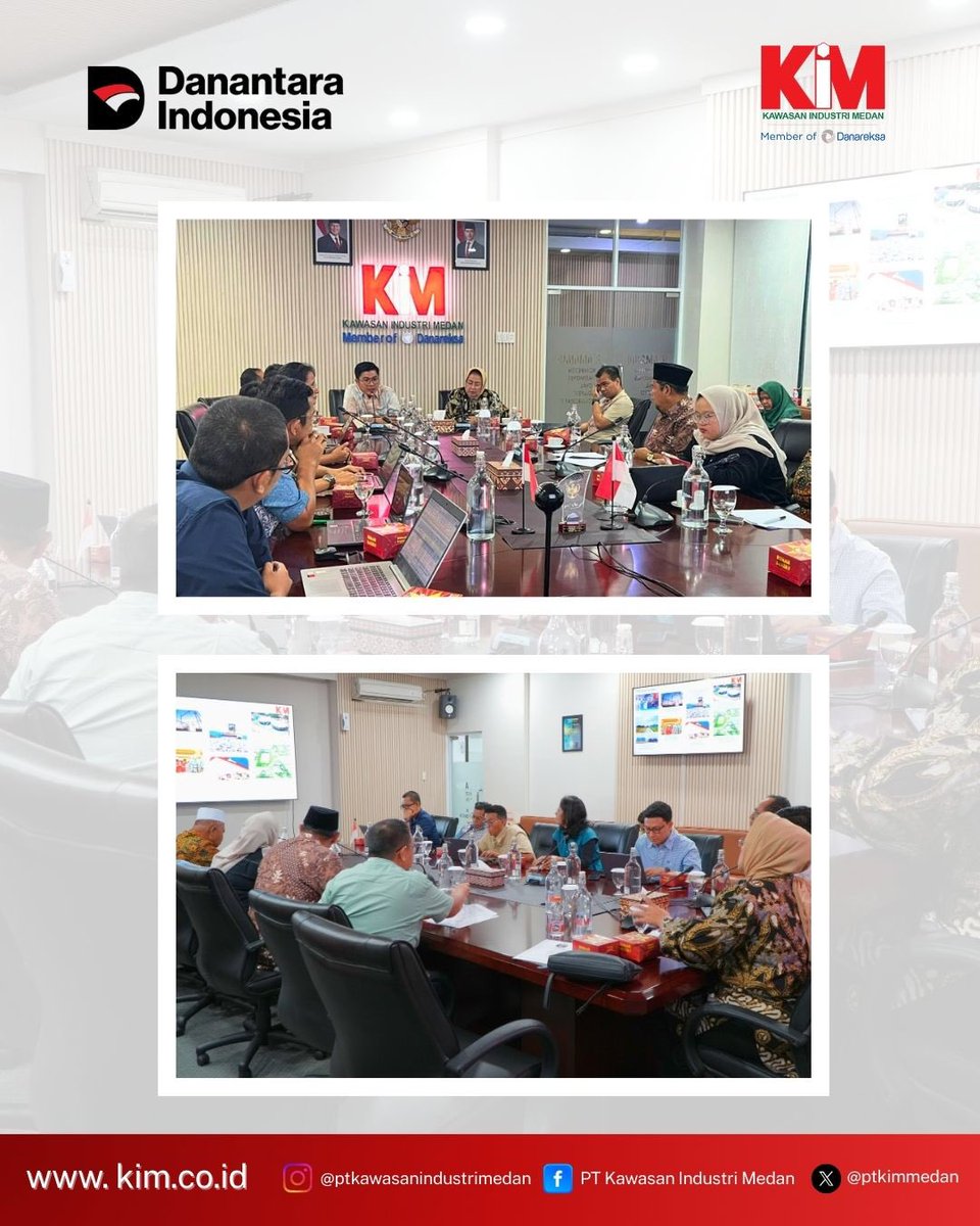 PT Kawasan Industri Medan menerima Kunjungan Kerja Komisi C DPRD sebagai bagian dari agenda monitoring dan evaluasi terhadap pengelolaan kawasan industri.

#PTKIM 
#BUMNUntukIndonesia 
#BUMNHoldingDanareksa