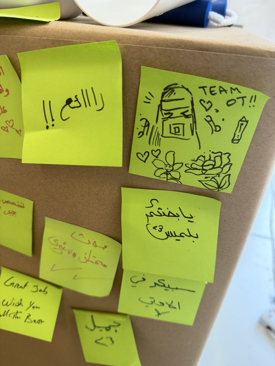 l500s25's tweet photo. شكراً من القلب لكل شخص وقف عند بوث العلاج الوظيفي اليوم 🤍
وجودكم، أسئلتكم، وكلامكم اللطيف كان يعني لنا كثير!
سعيدة إننا قدرنا نعرّفكم أكثر على جمال التخصص ودوره الحقيقي.
شرفتونا✨ https://t.co/2GIgTzuDbU