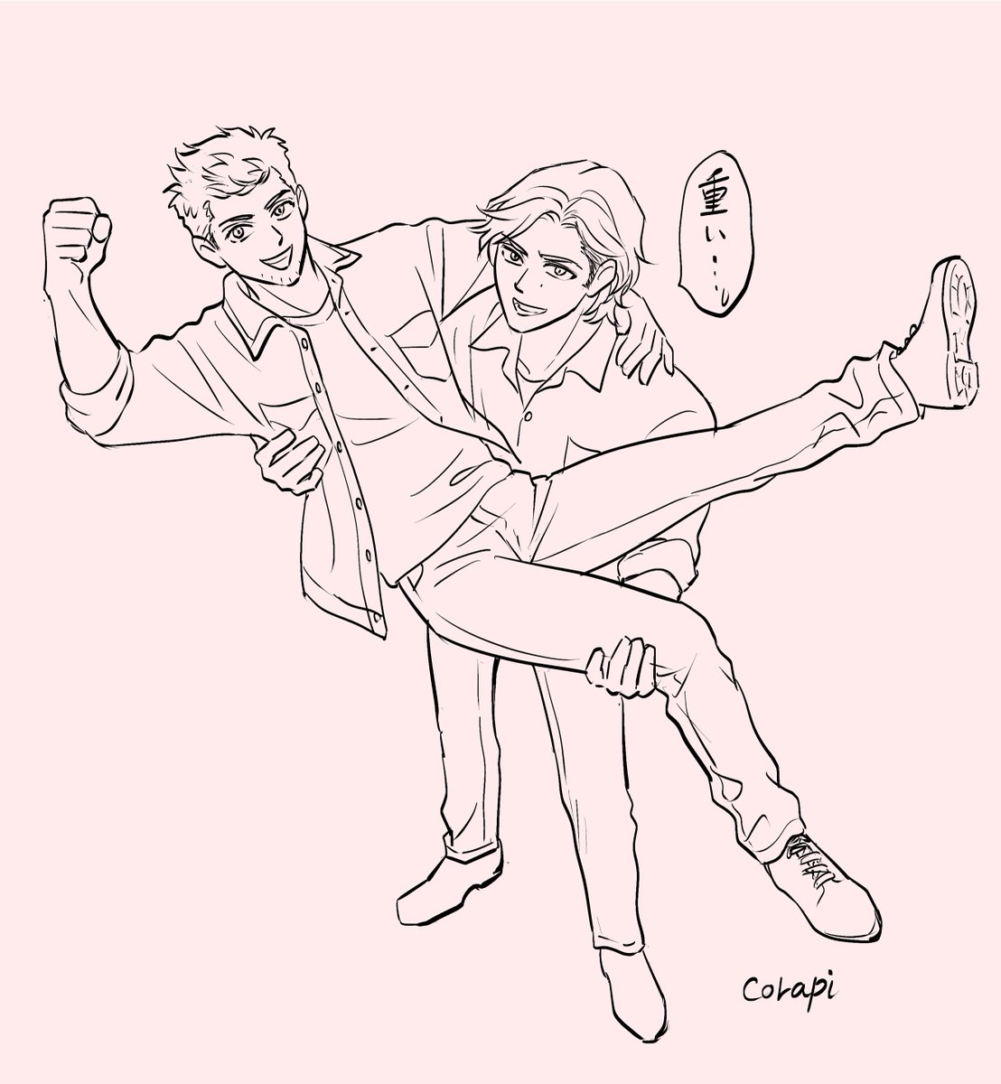 corapi9's tweet image. 今年描いたサムディンちゃん🦌🐿️