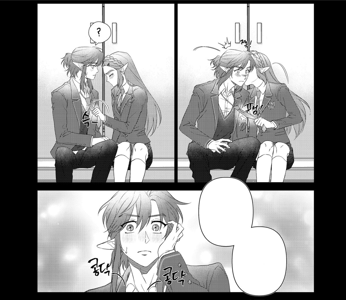 zeldm_'s tweet image. Take this book No.6.5 앤솔로지 작업물 공개 허가를 받아
그렸던 학원 브와링젤 만화를 남깁니다.
26년 1월 1일 자정에 유료 포스트로 전환됩니다!

posty.pe/9jvikz